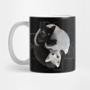 Yin Yang Cats Mug